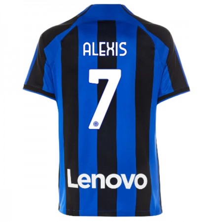 Fotbalové dres Inter Milán Alexis 7 Domácí 2022-23 Krátký Rukáv